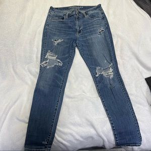 American eagle ripped jeans